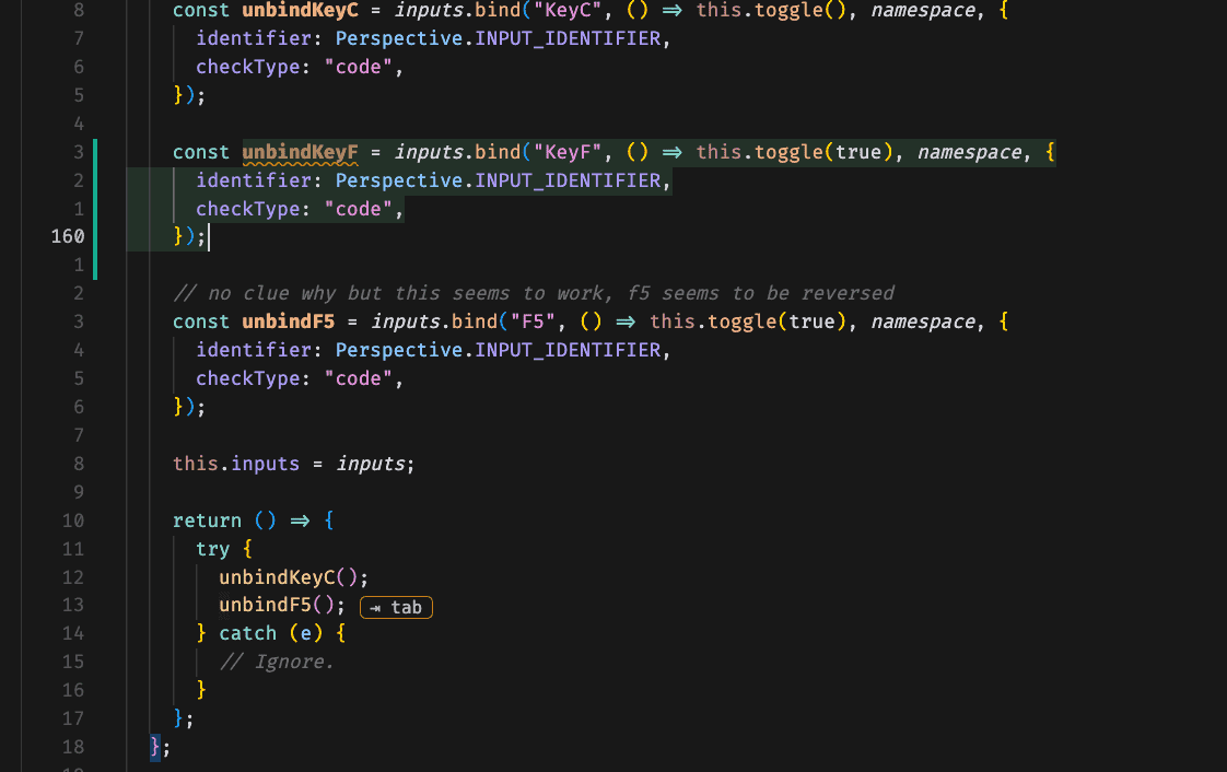 Cursor prediction example